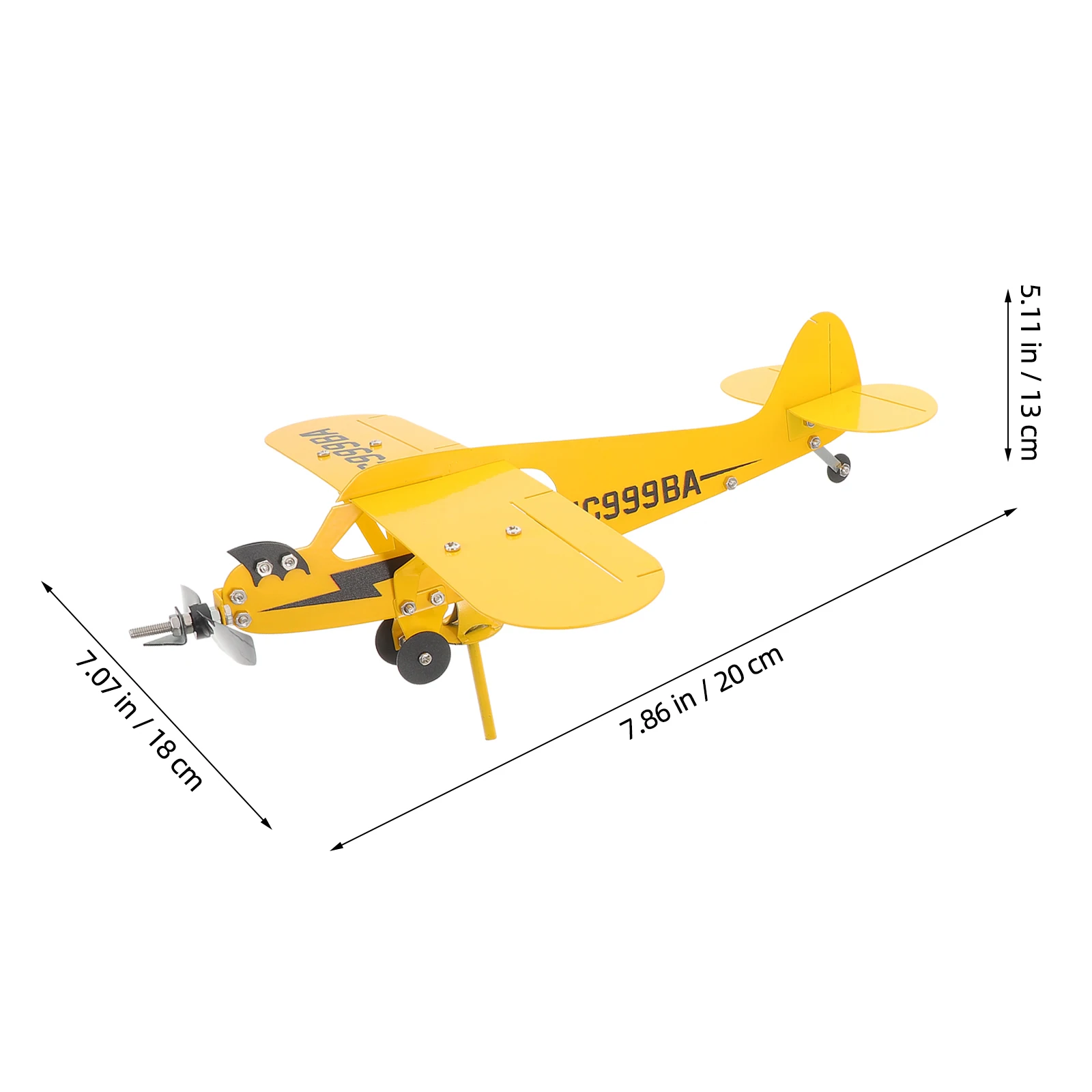 

3D Metal Windmill Airplane Durable Iron Spinner Outdoor Signs for Patio Garden Decor Weather Vane Shed Yard Direction