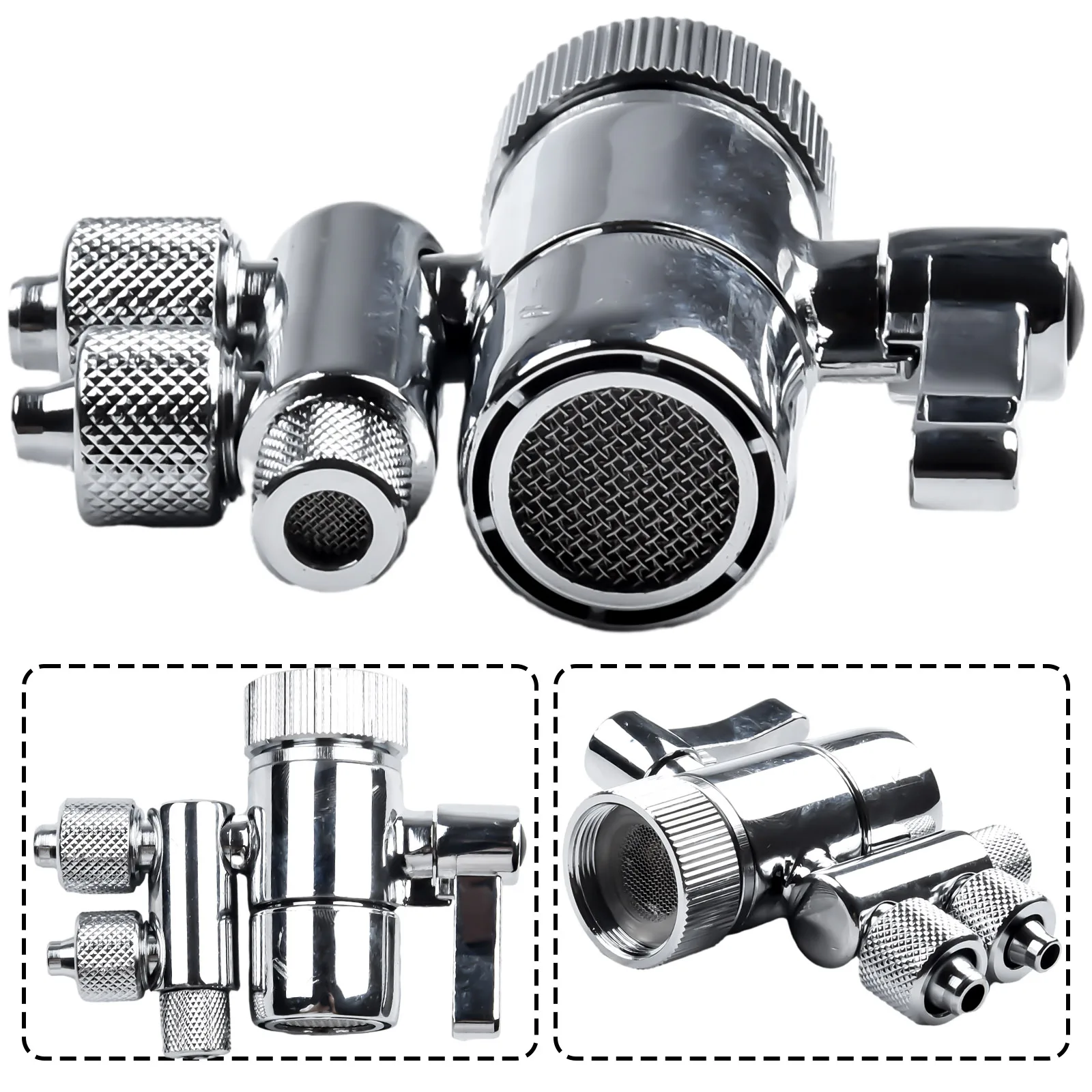 Diverter Valve Brass Two Way Diverter Valve for eSpring Faucet Filter Heat Resistant Reliable Performance Diverter