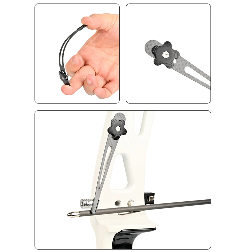 Sight Rod Mount Arrow Signal Clicker Competition No Arrow Cutting Required Adjustable To Different Holes For Recurve Bows view 6