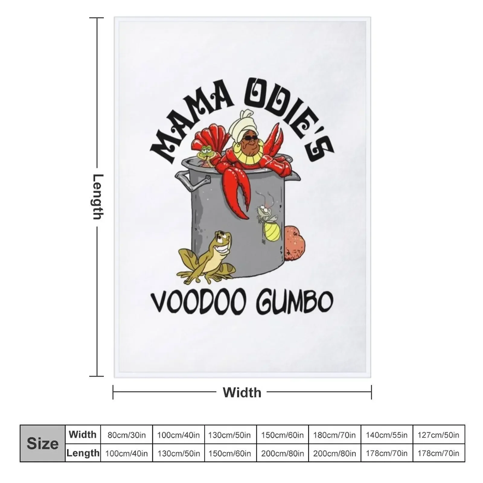 Momma Odie Gumbo Throw Blanket anime bed plaid Blankets