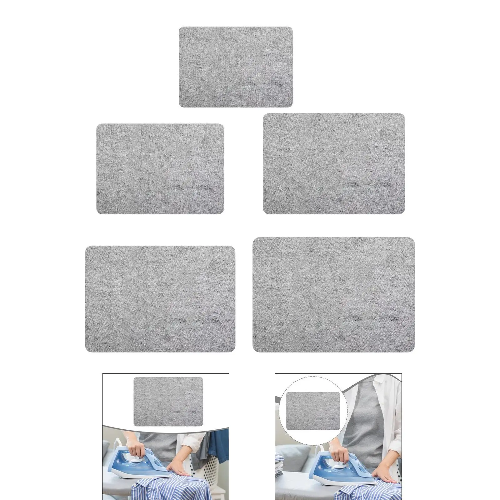 Pressing Mat Multipurpose Portable Accessory Felted Ironing Mat Ironing Pad for Dorm Apartment Patchwork Countertop Sewing