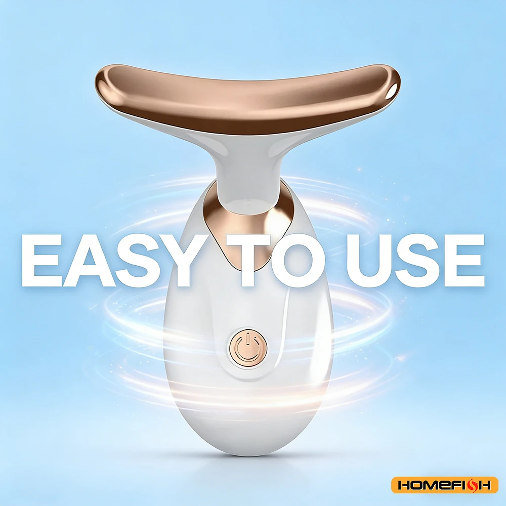 EMS Microcurrent Facial Massager with Ion Function – Portable Device for Facial Use