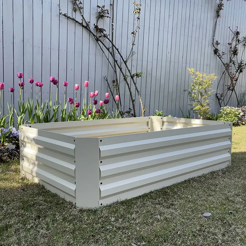 Garten Hof Rasen Metall Blumenkasten Pflanzen Blumen und Gemüse Zaun Blumentopf Außenhandel Outdoor Blumentopf bequem