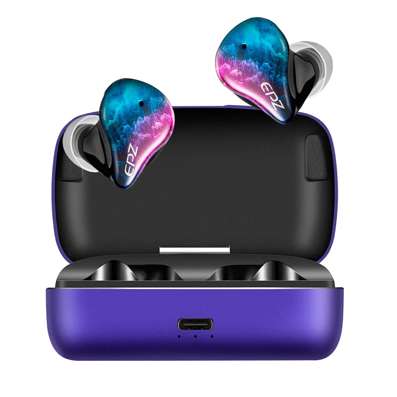 EPZ S350T True Wireless Earphones TWS Bluetooth 5.2 Headphones IPX7 Waterproof Sweatproof Sport Earbuds Touch Control Long Stan image 3