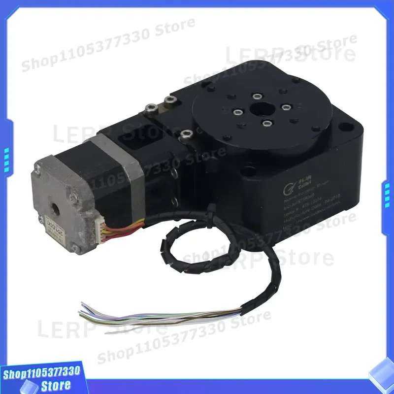 CNC Miniature R Axis Electric Rotary Indexing Table 360 Degree Rotation Metal Worm Gear Drive Core Motor Components for
