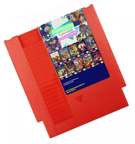 IL POMERIGGIO CARTONI ANIMATI COLLECTION cartuccia di gioco 117 in 1 Cartuccia di Gioco per NES 72pins cartuccia di gioco