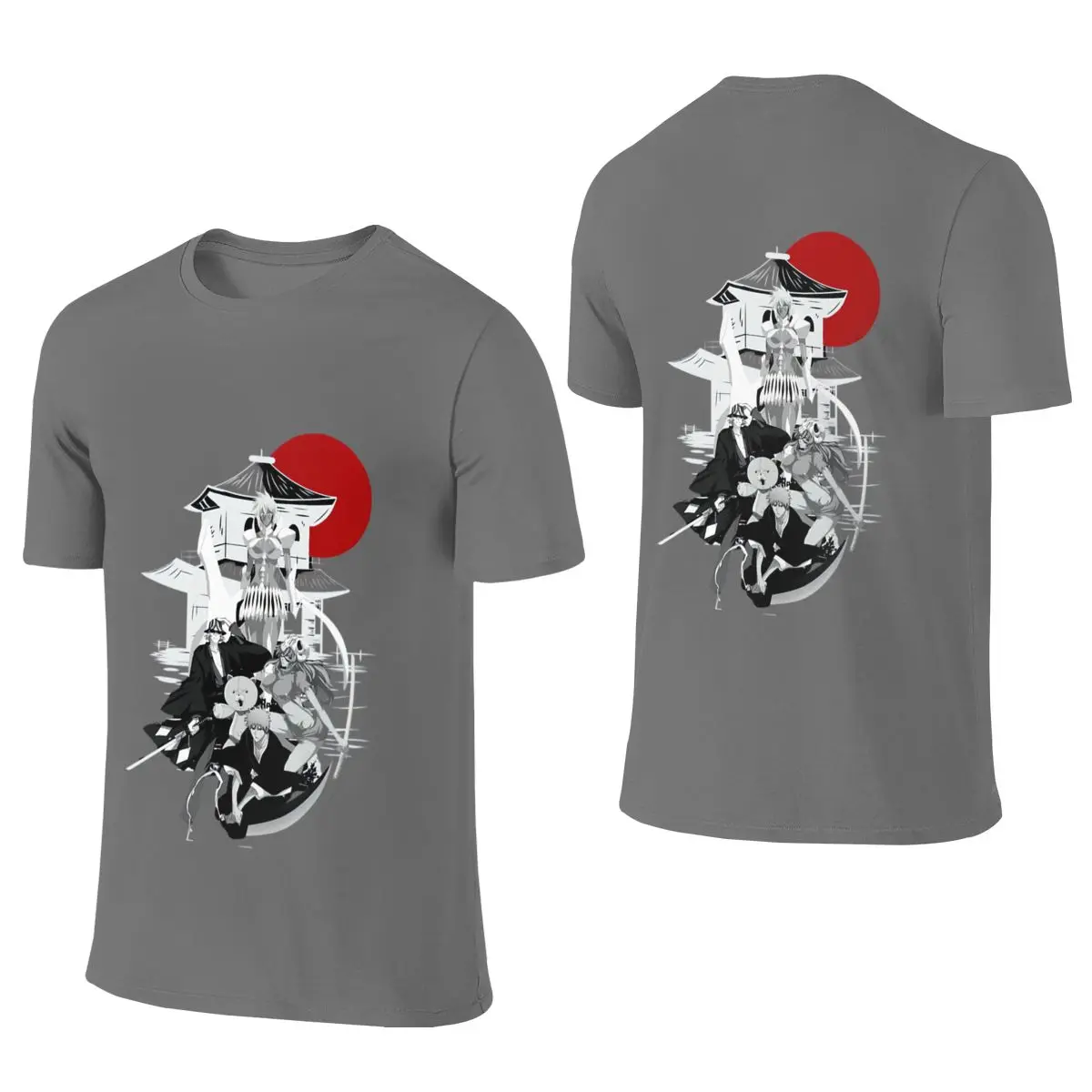 Soul Society Shadows Street Reversible T-shirt Niche Personality Sense Of Sophistication Cotton Tee