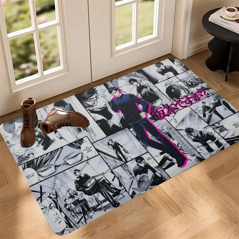 Anime Haven't You Heard I'm Sakamoto Door Mat Washable Non-Slip Living Room Sofa Chairs Area Mat Kitchen Doormat Area Rug
