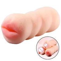 Am Hall Masturbation Vaginete Yellow Ejaculation Penianana Silicone Male Masturbator Toys For Men Women Vibrator Realistic