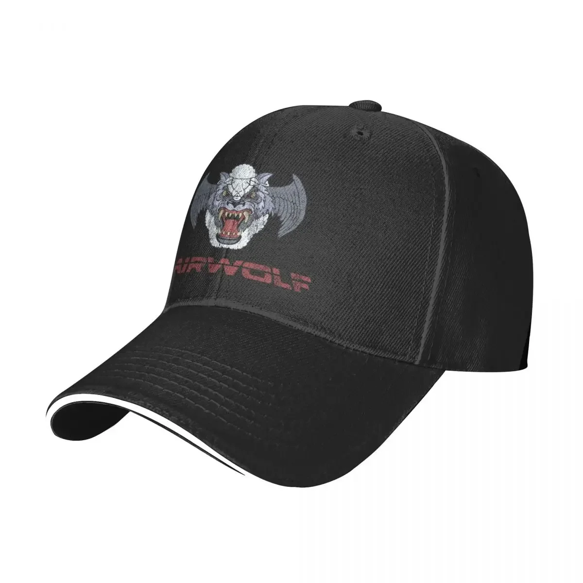 Retro Airwolf Logo Baseball Cap Fishing cap derby hat custom Hat black Men Caps Women's