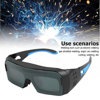 Automatic Darkening Dimming Welding Glasses Anti-glare Argon Arc Welding Glasses Welder Eye Protection Goggles Tool Welding Mask