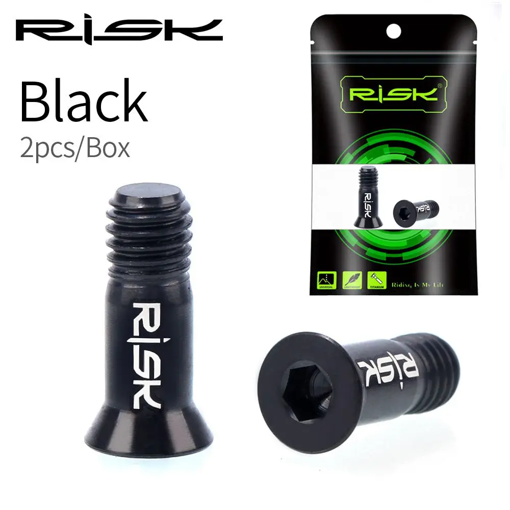 RISIKO 2 teile/schachtel Straße Mountainbike Fahrrad M5 * 14,2mm Shift Schaltwerk Pulley Jockey Rad Befestigungs Schrauben Schrauben Titan legierung – Detail 8