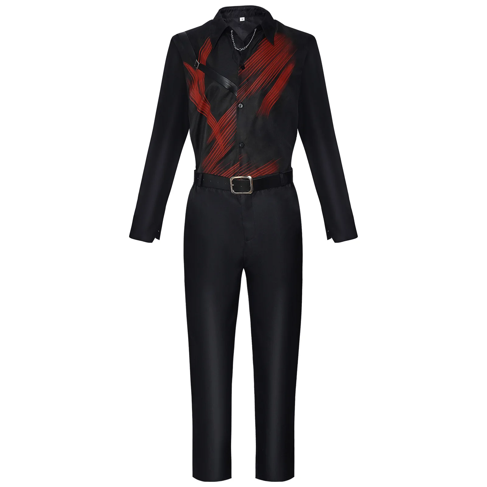 Game Love And Deepspace Sylus Cosplay Costume wig Sylus Relentless Conqueror Coat shirt pants Men Women Halloween suit view 3