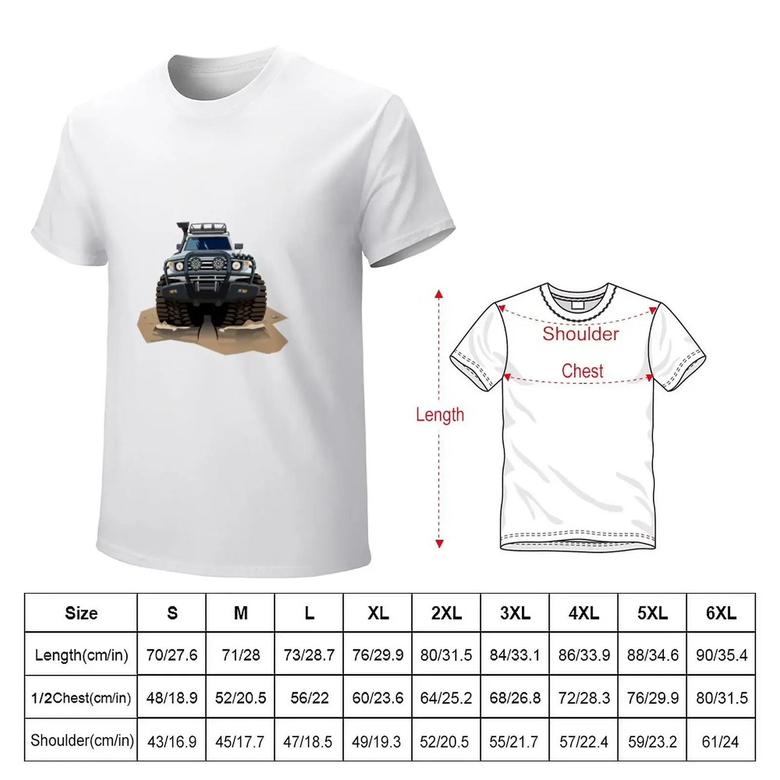 Land Cruiser T-Shirt summer clothes Short sleeve tee t shirts for men graphic