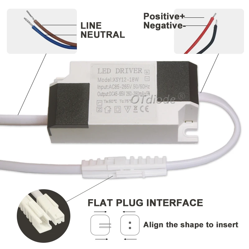 LED Driver 300mA 1-3w 4-7w 8-12w 12-18w 18-25w 25-36w 48W 600mA Constant Current Driver Power Supply For LED Bulb Transformers