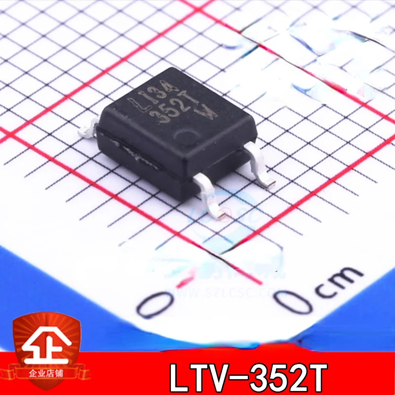 10pcs New and original LTV-352T LTV352T 352T SOP4 Photoelectric coupler isolator patch of light coupling LTV-352T 352T SOP4