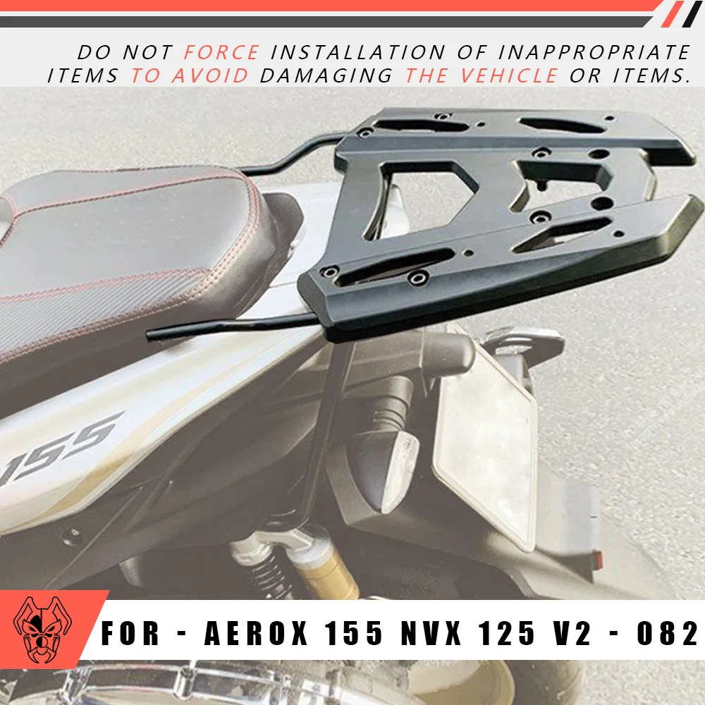 

MTKRACING For YAMAHA AEROX 155 NVX 125 V2 2021-2023 Motorcycle Rear Luggage Rack Bracket Cargo Rack Support Shelf Holder
