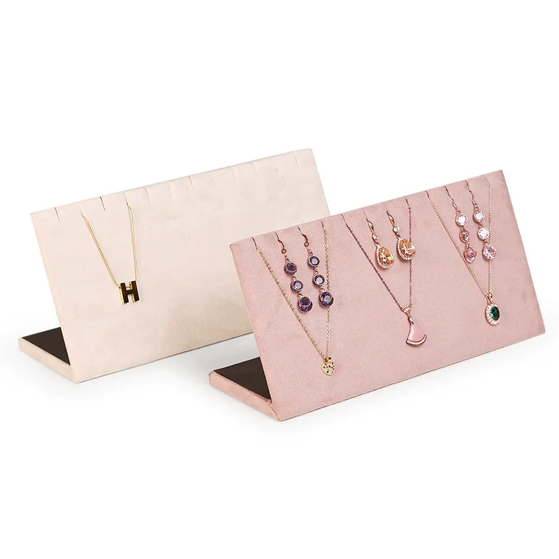 

Новая подставка для ювелирных изделий, полка для хранения ожерелья, подвесной держатель для дисплея, портативная стойка для сережек, модная домашняя витрина