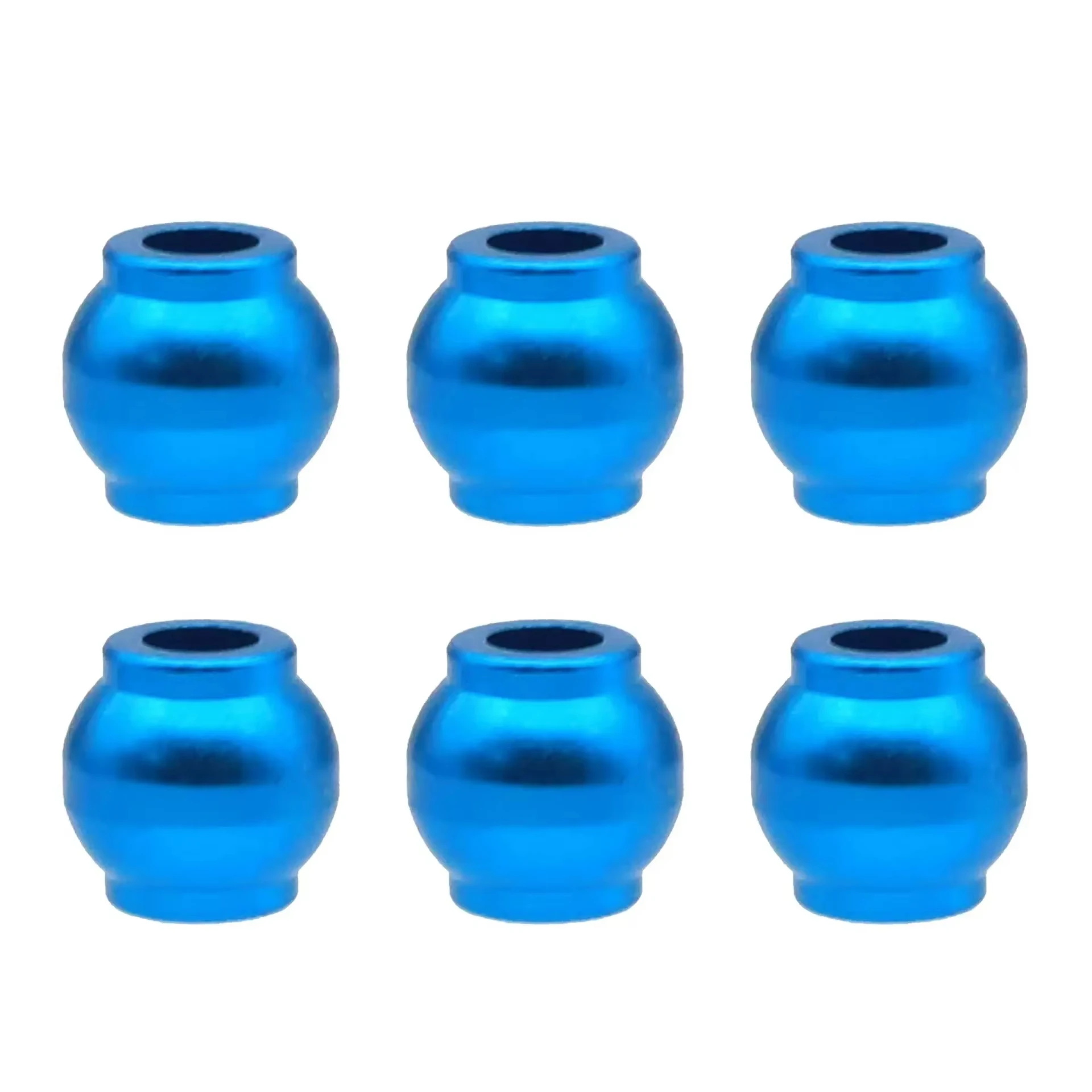 6PCS Aluminum Racing Ball Joint Set STD-318 Hollow Design Competition Steering Upgrade Parts for Tamiya TT02 1/10 RC Touring Car