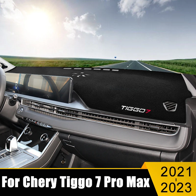 

Car Dashboard Cover Avoid Light Pad Sun Shade Anti-UV Carpets Case Non-Slip Mats For Chery Tiggo 7 Pro Max 2021 2022 2023 Hybrid