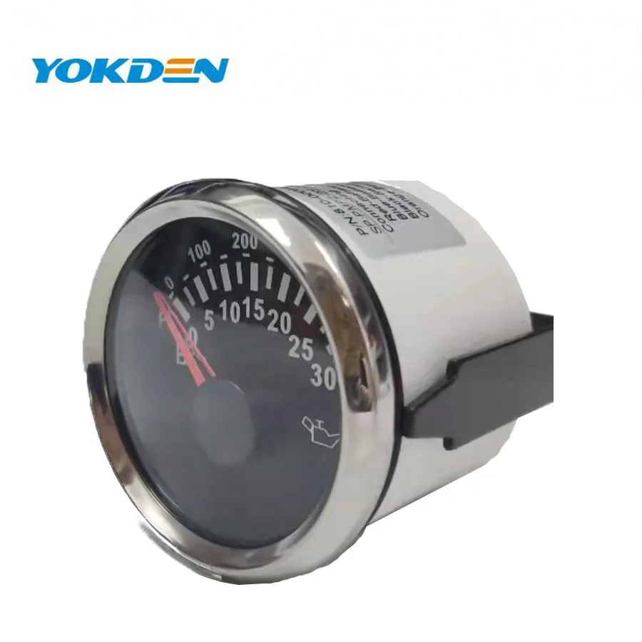 Diesel Generator Parts Oil Pressure Gauge Meter 091421 0-25 Bar 52mm