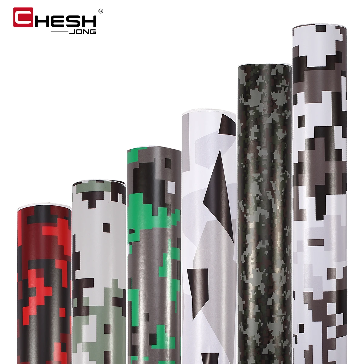 Over 10 Kinds Camo Vinyl Wrap Car Motorcycle Decal Mirror Phone Laptop DIY Styling Camouflage Sticker Film Sheet