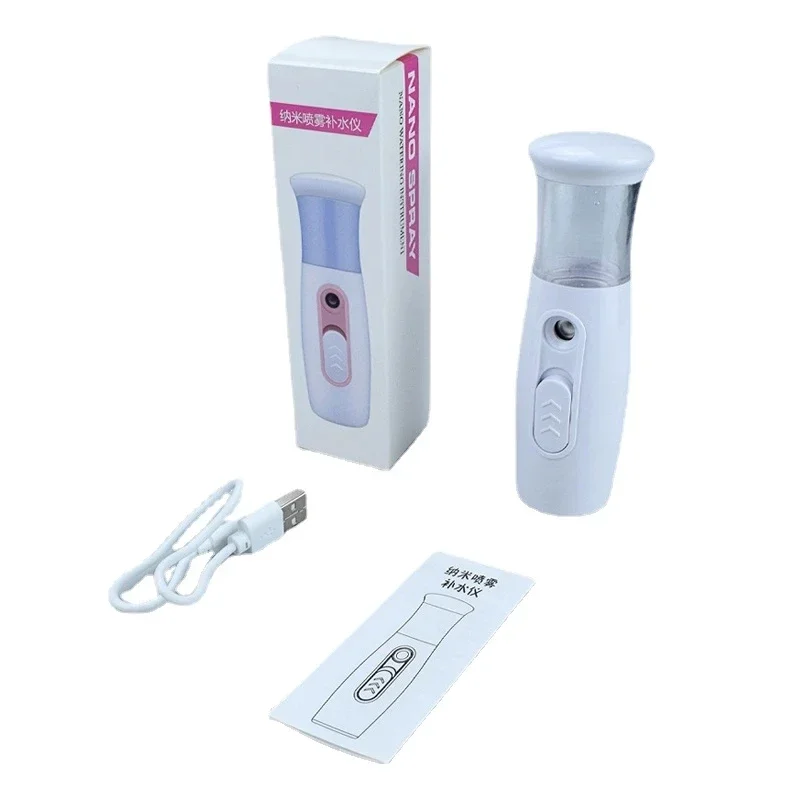 Mini Nano Mist Sprayer Cooler Steamer Humidifier USB ชาร์จ Face Moisturizing Nebulizer Beauty Skin Care เครื่องมือ
