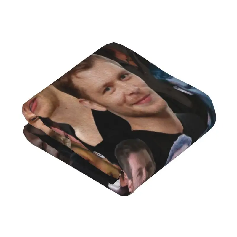 Custom Damon Salvatore Blanket 3D Printed Soft Flannel Fleece Warm The Vampire Diaries Throw Blankets Home Bedding Couch Quilt