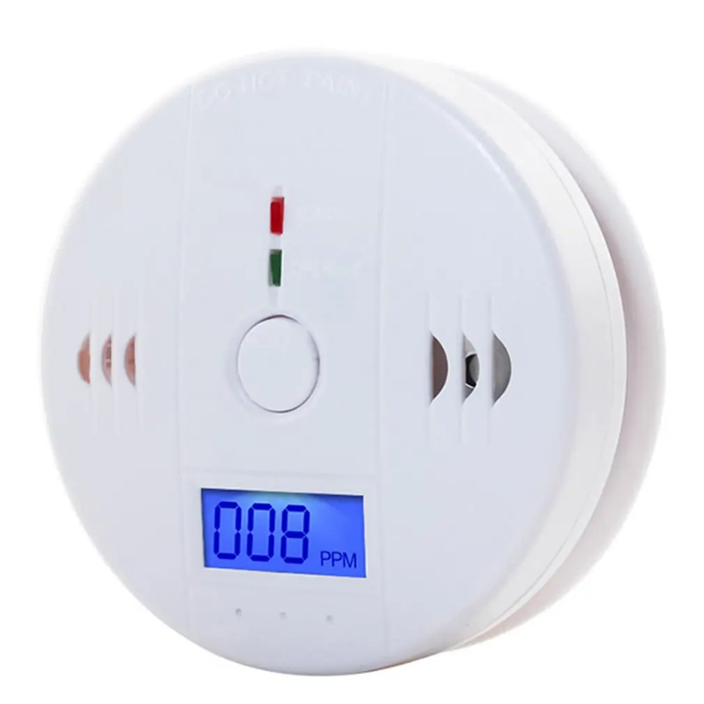 1Pc CO Sensor Carbon Monoxide Detector Alarm 85dB Siren Sound Independent CO Poisoning Warning Alarm Detector CO Meter