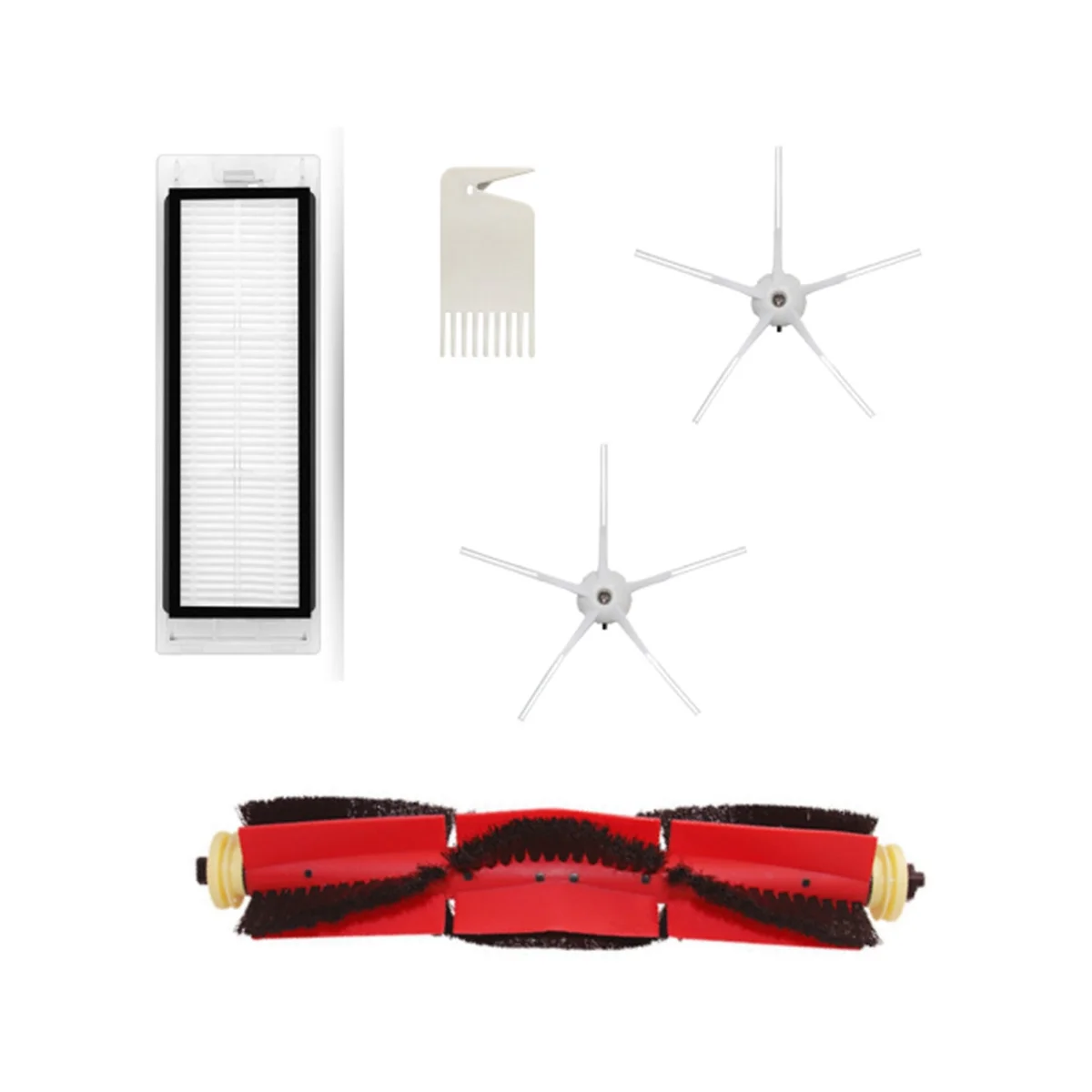 أجزاء فراغ الروبوت النقي ل S5 ماكس ، S50 ، S55 ، S7 ، T7Pro ، T6 ، فرشاة رئيسية ، فرشاة تنظيف جانبية ، فلتر Hepa