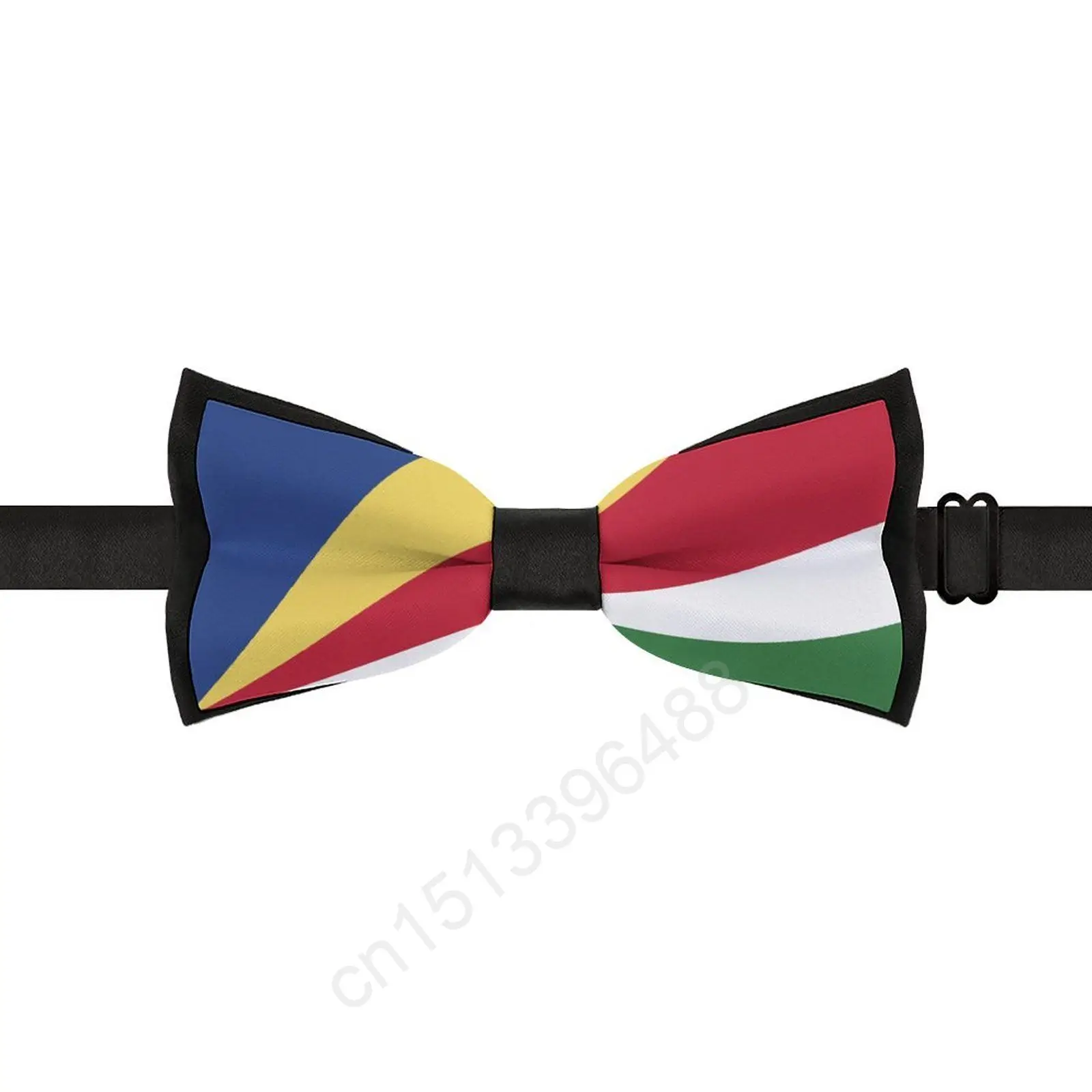 

2025 полиэстер Seychelles флаг галстук-бабочка для мужчин модные повседневные мужские галстуки-бабочки галстук для свадебных костюмов галстук