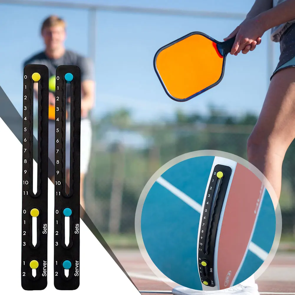 2 Pcs Portable Scoreboard Lightweight Mini Score Keeper Easily Mounted Paddles Scorekeeper for Score of Points Games and Server - Image 3