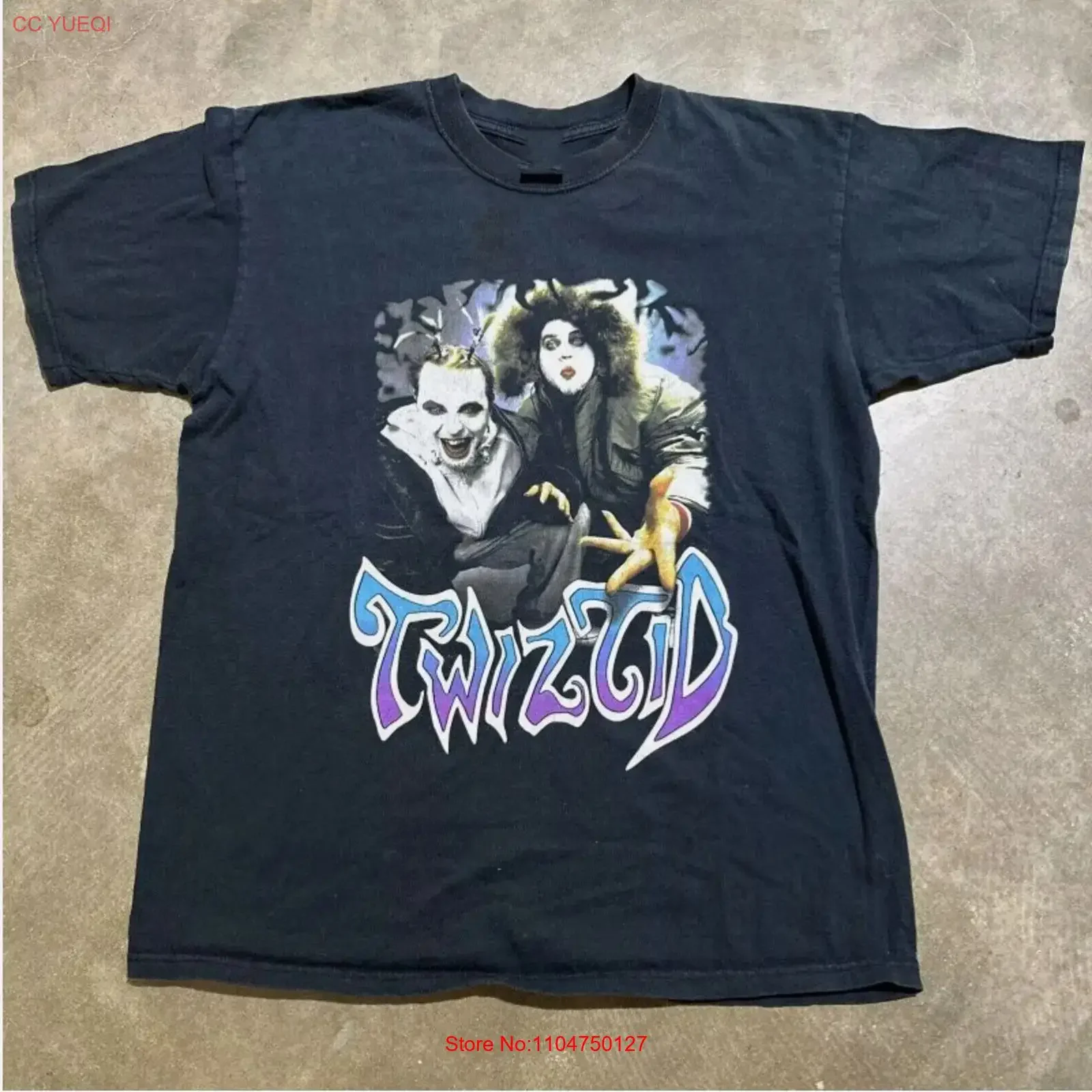 Twiztid Americas Nightmare Black T Shirt Cotton Full Size vintage Washed Stylish Breathable Unisex Slightly streetwear Soft