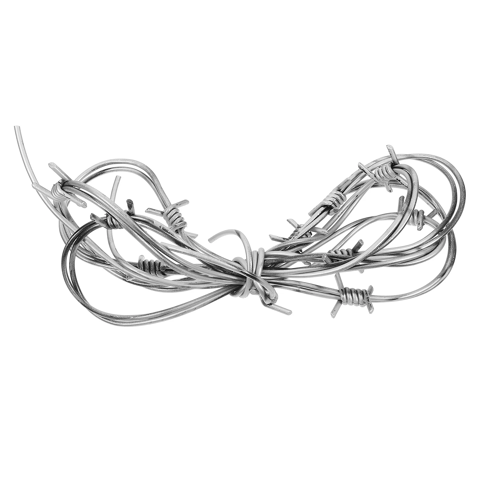 Wire Chain Props Halloween Barbed Wires Photobooth Artificial Pvc Fake Rusted Decoration Office