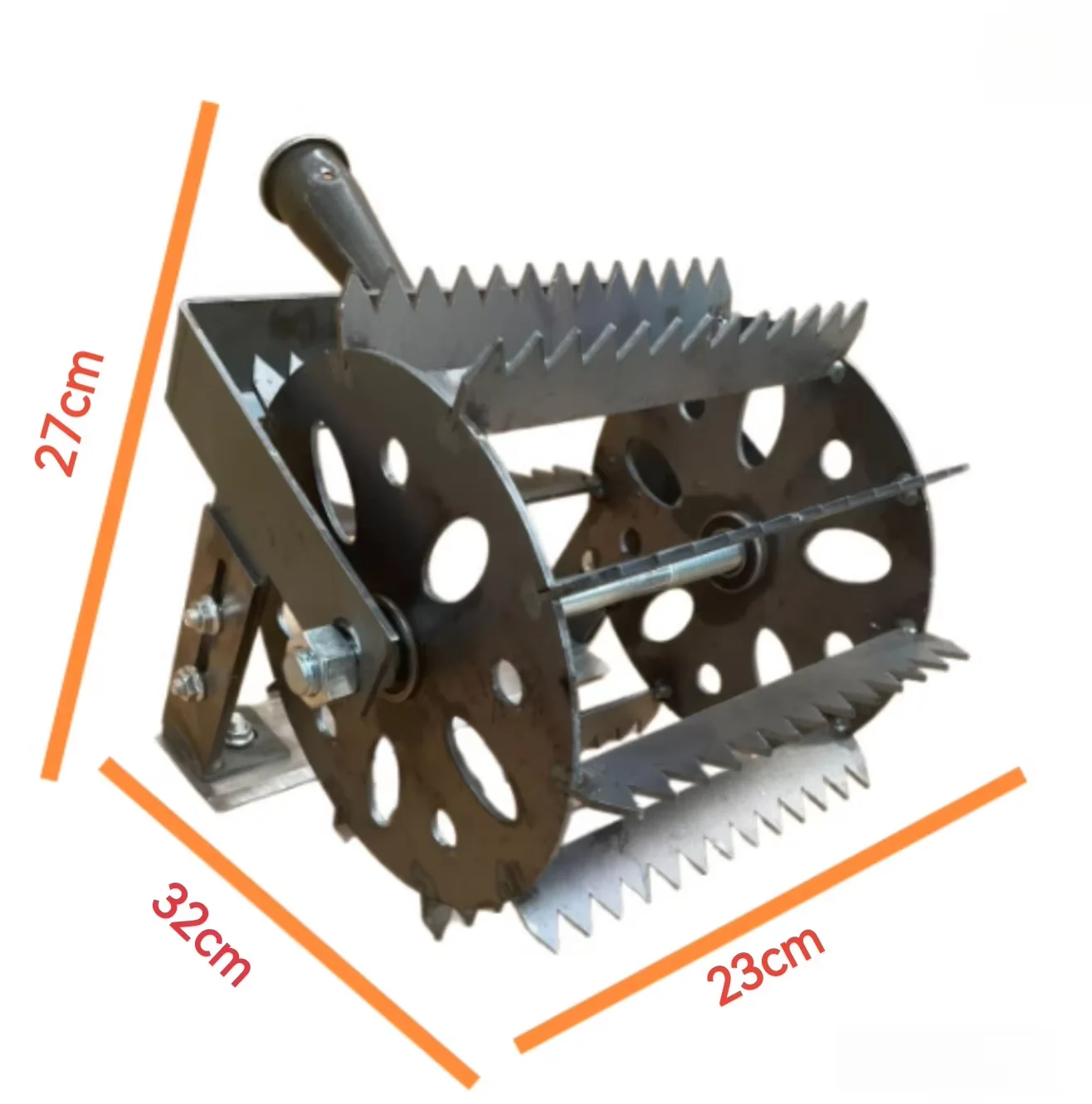 

Wheeled push hoe, hand push weeding tool, hand push trencher, agricultural harrow, cultivated land weeding pine