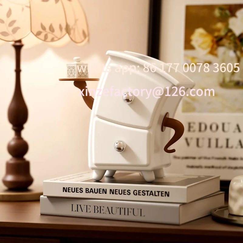 

Customizable Creative Desktop Jewelry Box Small Items Storage Box Cute Table Ornament Living Room Keys Jewelry