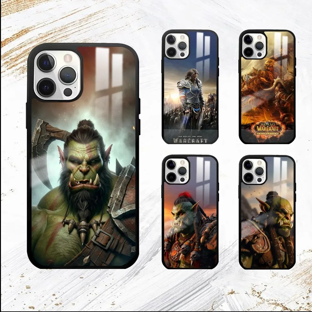 World Of W-Warcraft W-Wow Phone Case For iPhone 16 15 14 13 12 11 Pro Max Plus Mini PC Fashion mirror phone case