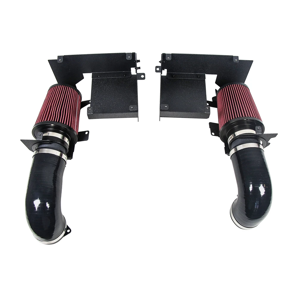 مدخل الهواء البارد وأنبوب السباق النازل لـ 2012+ نظام الأداء Mercedes-Benz C400 C450 C43 AMG GLC43، M276 V6