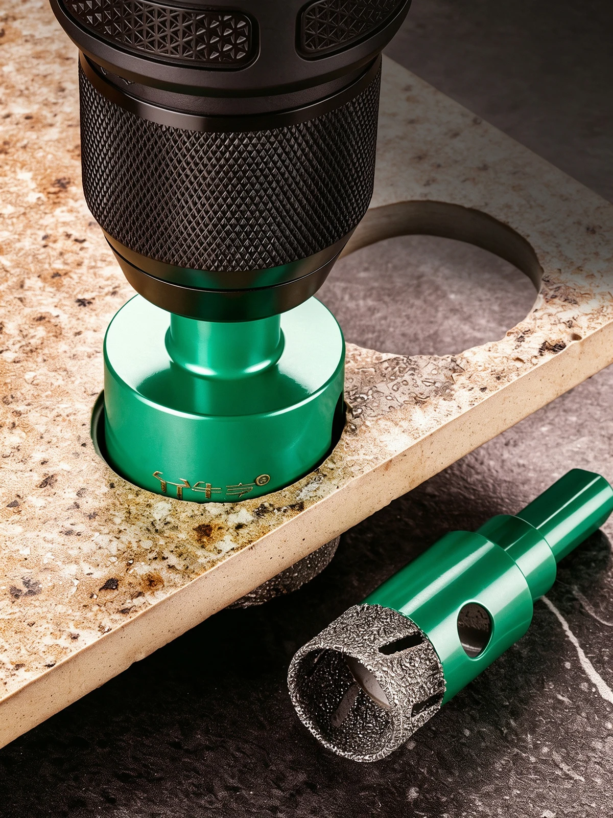 Triangular Shank​ Hand Drill Dry Drilling Core Cutter Tool Diamond Hole Saw Drill Bit For for Tile Ceramic Glass Marble Granite view 2