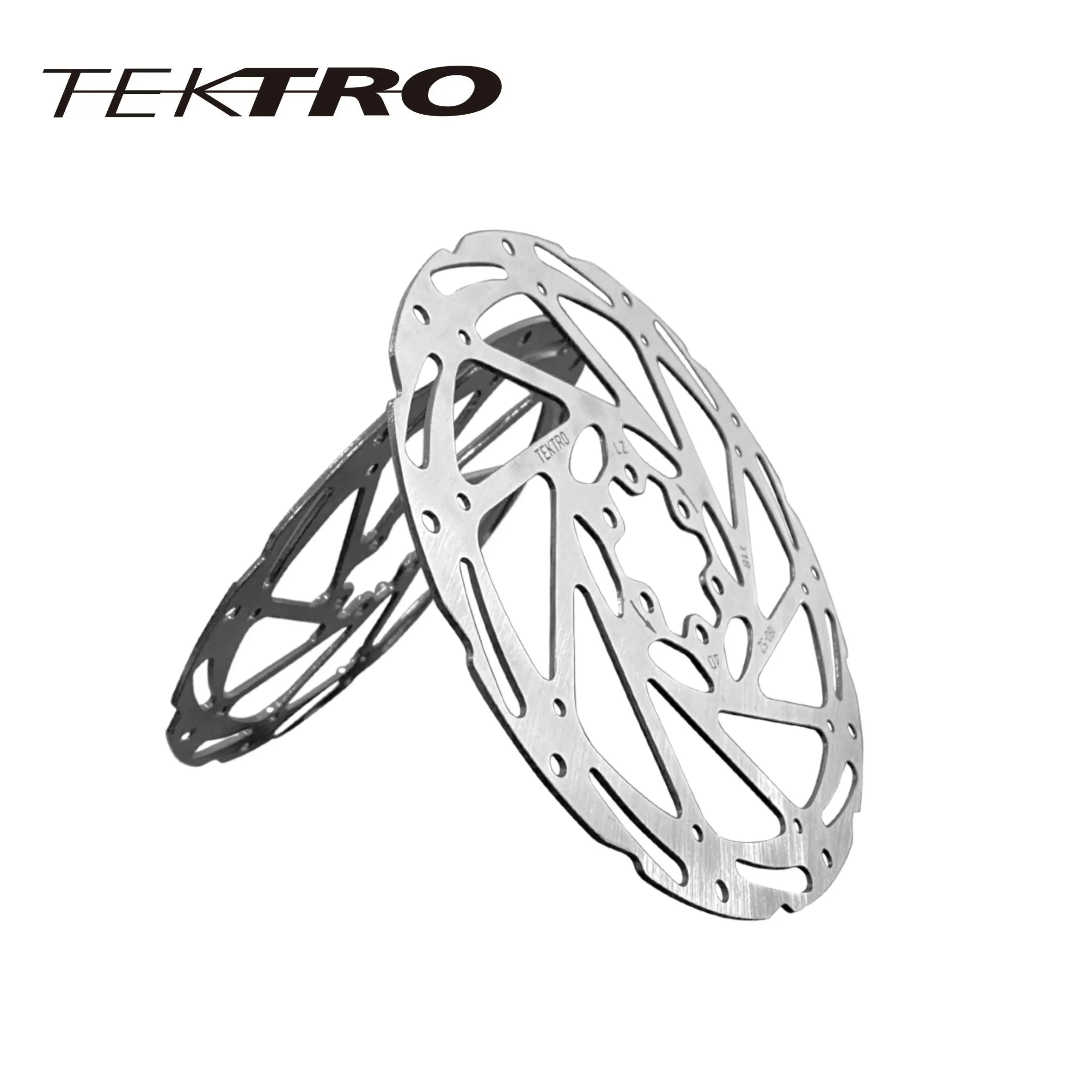 TEKTRO Bicycle Disc Brake Rotor TR-52 160mm/180mm For Mountain/Road Bicycle Stainless Steel 6-Bolt Rotor