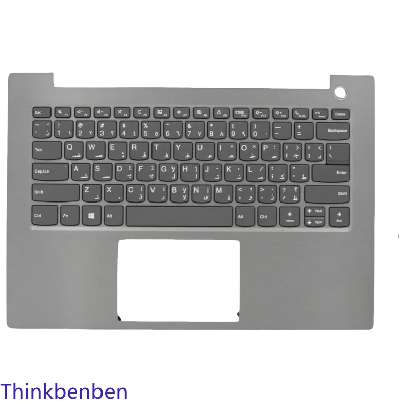 ARA Arabic Mineral Gray Keyboard Upper Case Palmrest Shell Cover For Lenovo ThinkBook 14 14IML 14IIL 5CB0W44406