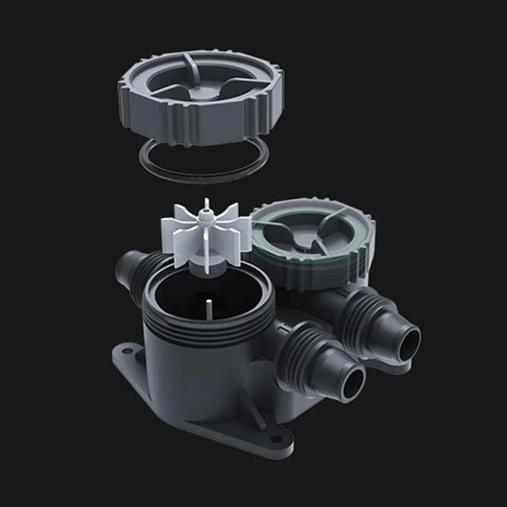 

Dual Channel Impeller Flowmeter Quick Detach Structure Fast and Easy Cleaning