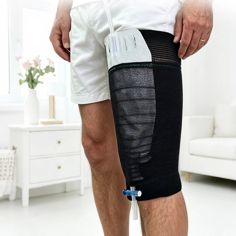 Drainage Bag Fixed Leg Sleeve Catheter Fixed Hugging Drainage Leg Sleeve Nephrostomy Bladder Hidden Leg Hugging Urine Bag
