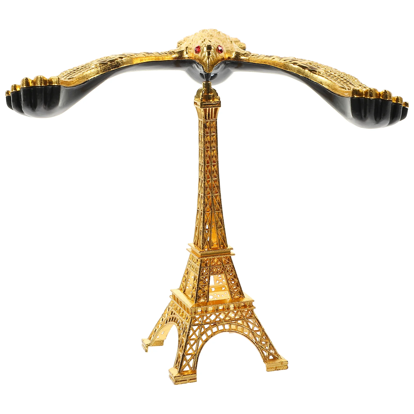 

Eiffel Tower Balance Eagle Ornaments Bird Toys Desktop Alloy Decor Home Decoration Office