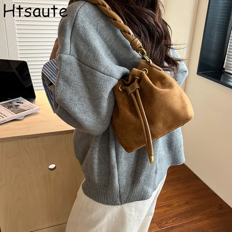 

Women Single Shoulder Bags PU Leather Crossbody Bag Casual Messenger Bags Satchel Sling Bag Girl Stylish Purse Bucket Tote Bags