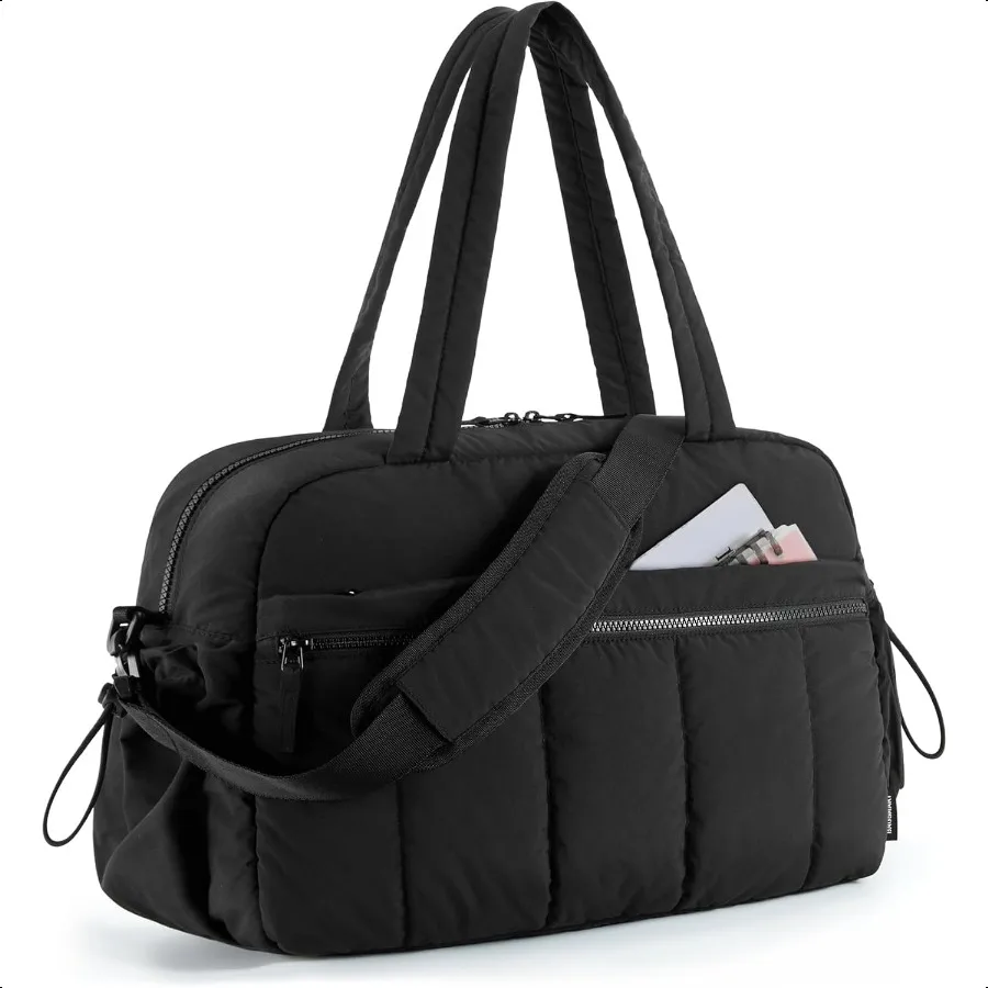 

Gym Bag for Women Duffle Bag for Travel with Wet Pocket Lightweight Carry on Weekender Duffel Water Resistant