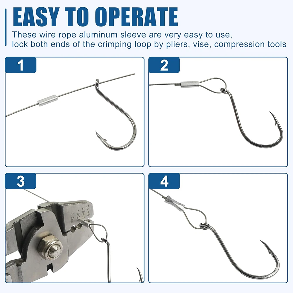Mangas de Engarce Ovaladas de Aluminio – Barril para Alambre - imagen 2