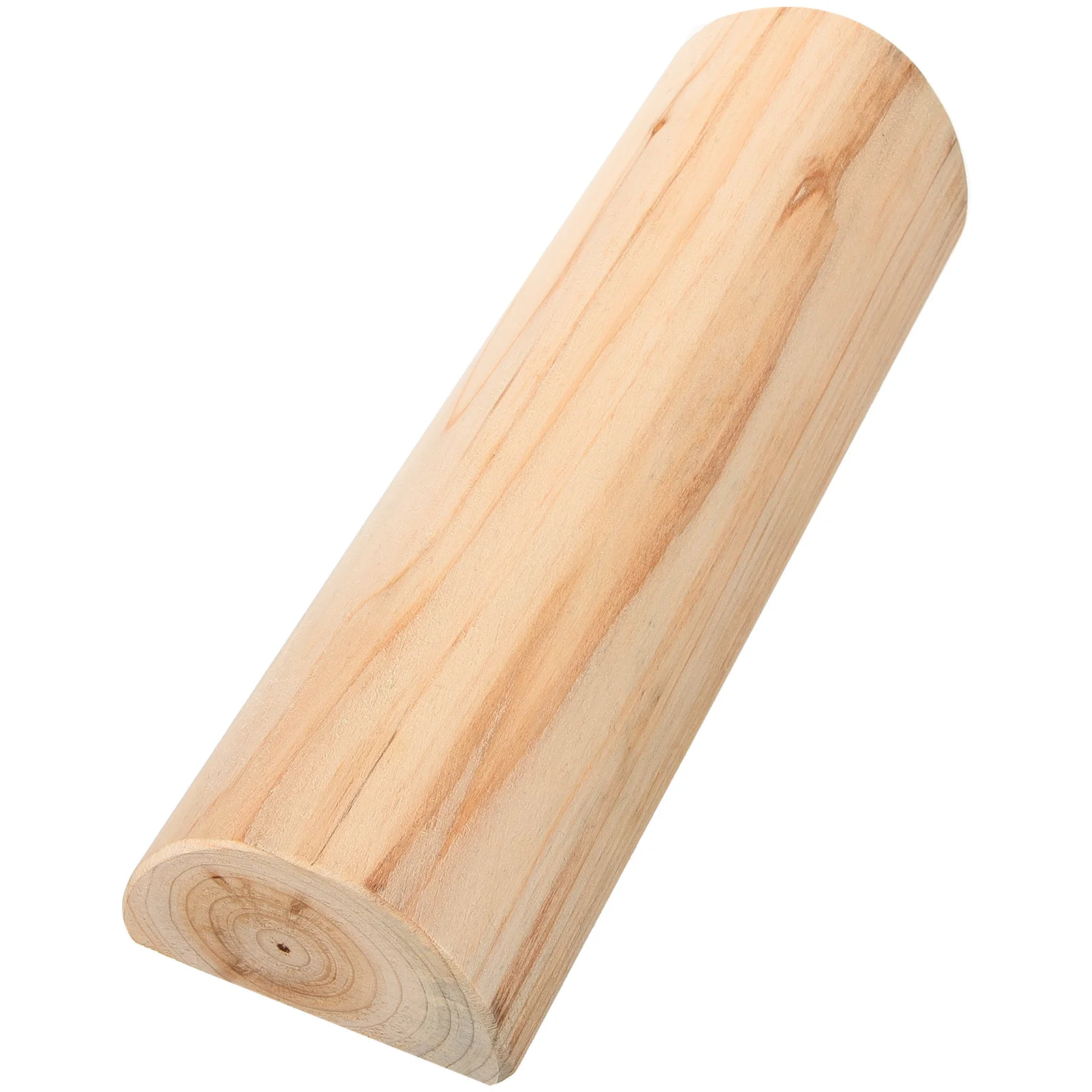 Il cuscino cervicale in legno naturale allevia la rigidità del collo, dimensioni compatte, facile da trasportare, per la sauna domestica, utilizzare il cuscino per il collo in legno