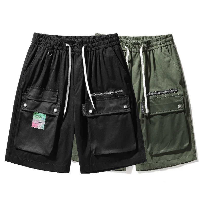 

Trendy Men's Streetwear Hip Hop ort Pants Loose Casual Summer Trousers Student Couple Print Loose Fit Versatile orts