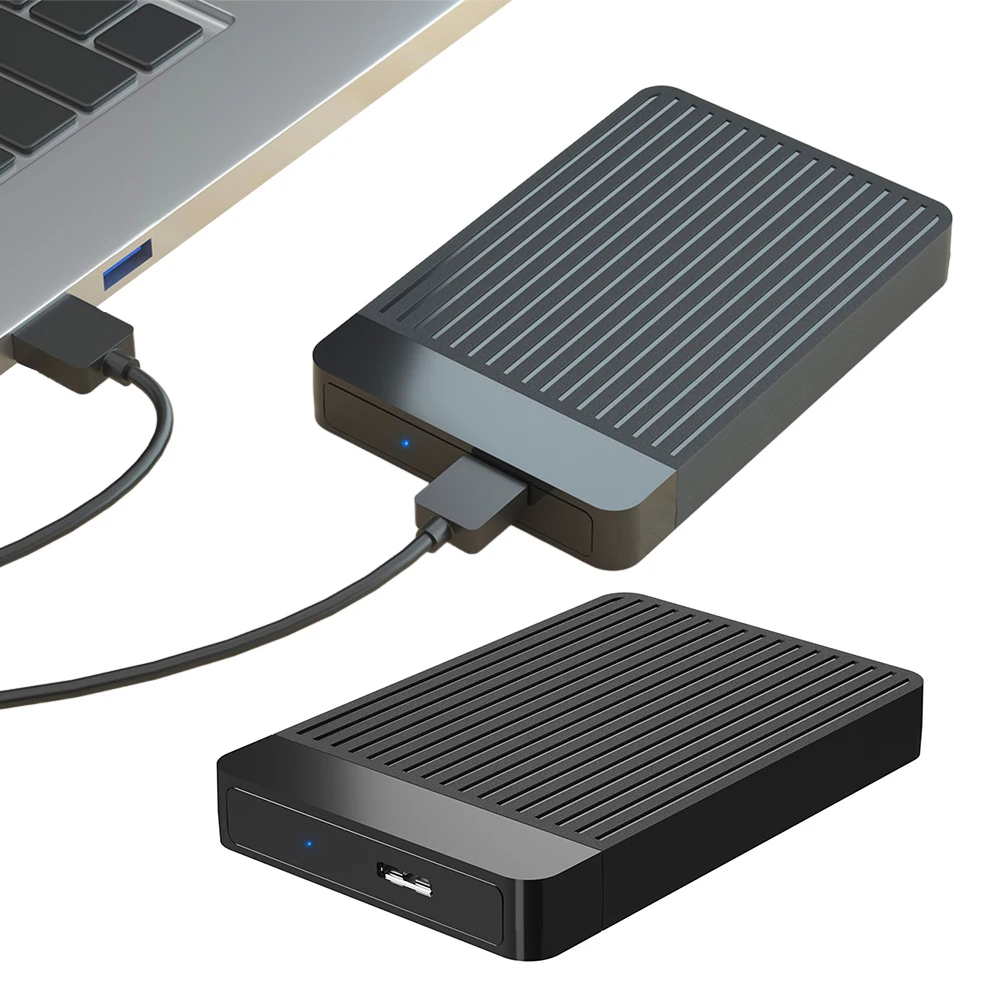 

2,5-дюймовый корпус для жесткого диска Caddy Box с поддержкой адаптера UASP SATA к USB 3.0 Type-C Корпус для жесткого диска Скорость 6 Гбит/с Корпус для жесткого диска Коробка для жесткого диска